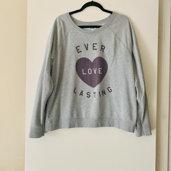 XL Old Navy Ever Lasting Love Crew Neck Sweater - Picture 3 of 3